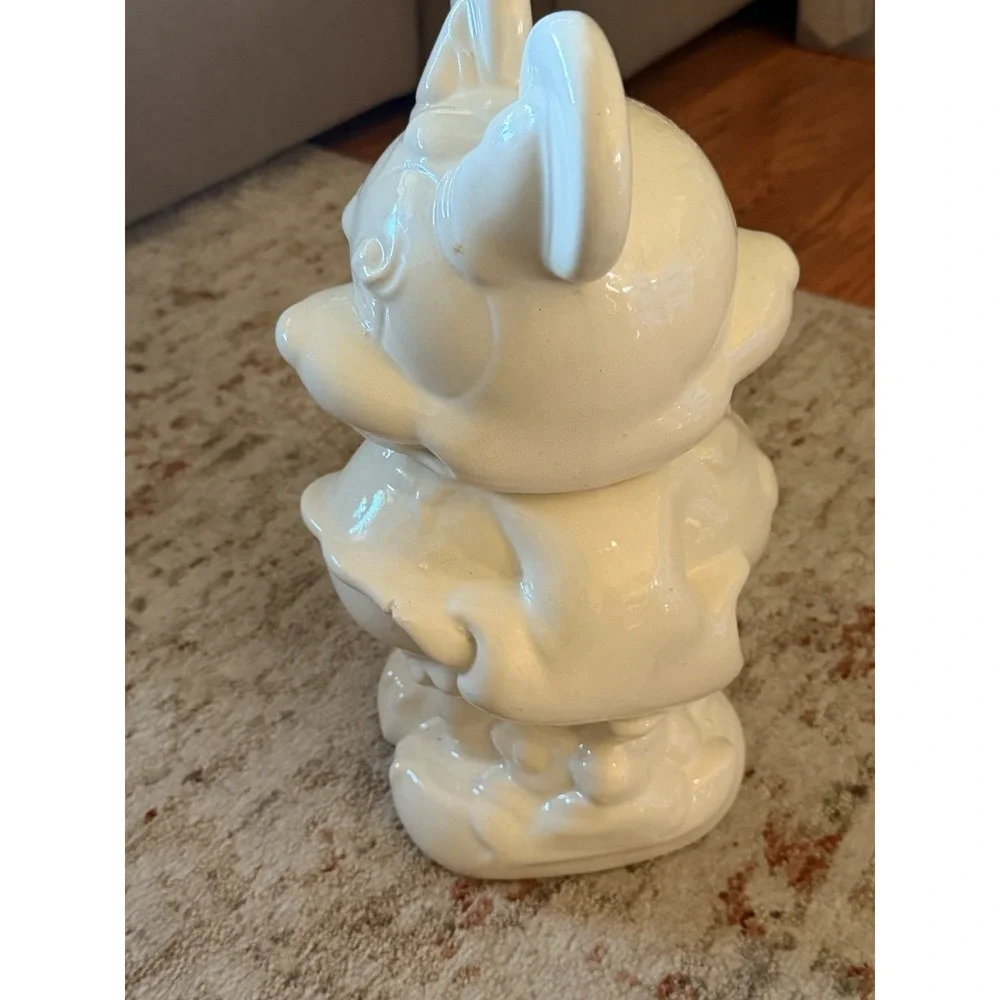 Vintage 1940's Mickey Mouse & Minnie Mouse Walt Disney Turnabout Cookie Jar